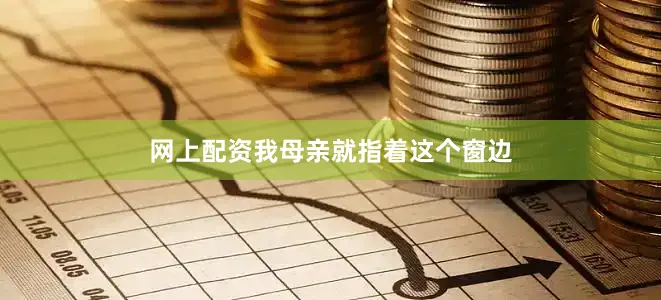 网上配资我母亲就指着这个窗边